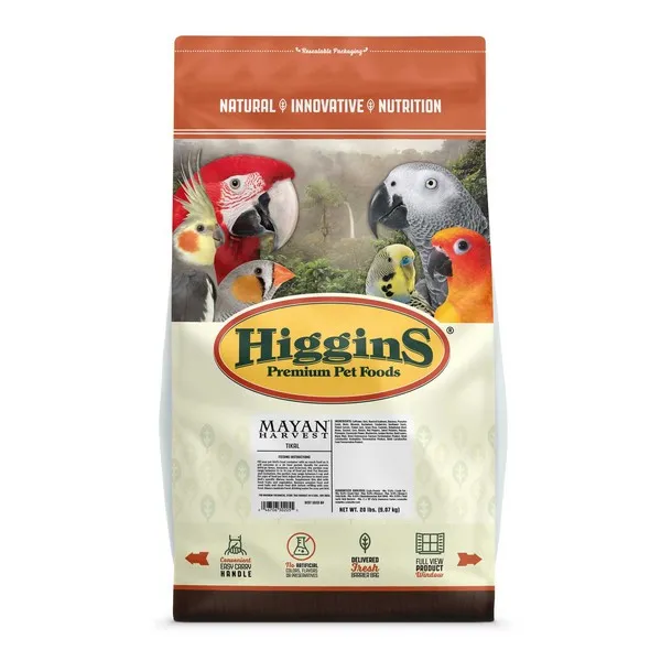 20 Lb Higgins Mayan Harvest Tik'Al Blend Large Hookbill - Health/First Aid